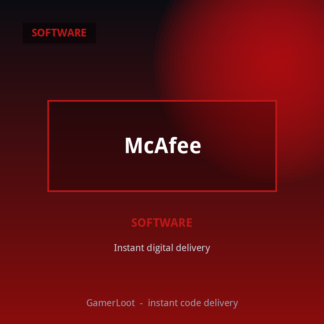 McAfee Total Protection (1yr)