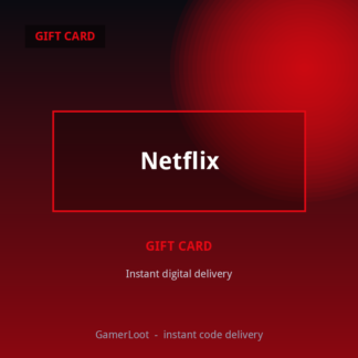 Netflix 100 USD Code